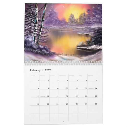 Kalender der Ölgemälde 2026 (Feb 2026)