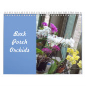 Kalender der Orchideen auf der Rückseite (Titelbild)