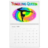 KALENDER DER phantastischen TUMBLING QUEEN GYMNAST (Jan 2026)