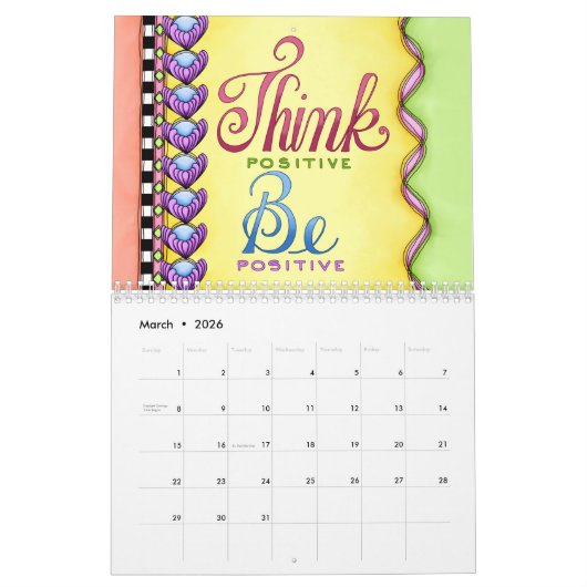 Kalender der positiven Gedanken (Mär 2026)