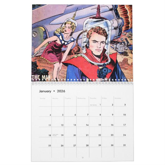 Kalender der Raum-Comic-2014 (Jan 2026)