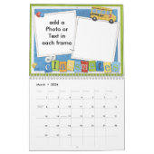 Kalender der Schultage (Mär 2026)