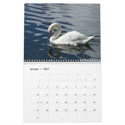 Kalender der Schwan-2012 (Jan 2027)