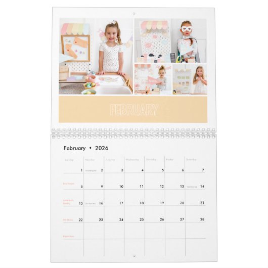 Kalender der sensorischen Wiedergabe 2025 (Feb 2026)