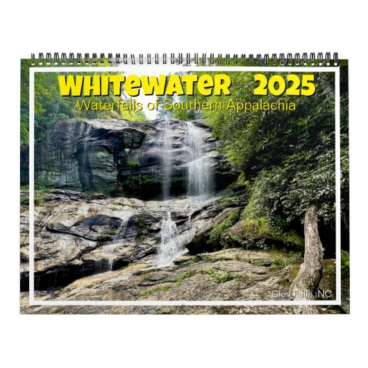 Kalender der südlichen Wasserfälle 2025 (Titelbild)