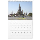 Kalender der thailändischen Fotos (Mär 2027)