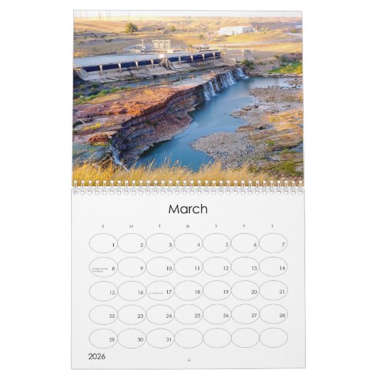 Kalender der unterwegs Landschaften (Mär 2026)