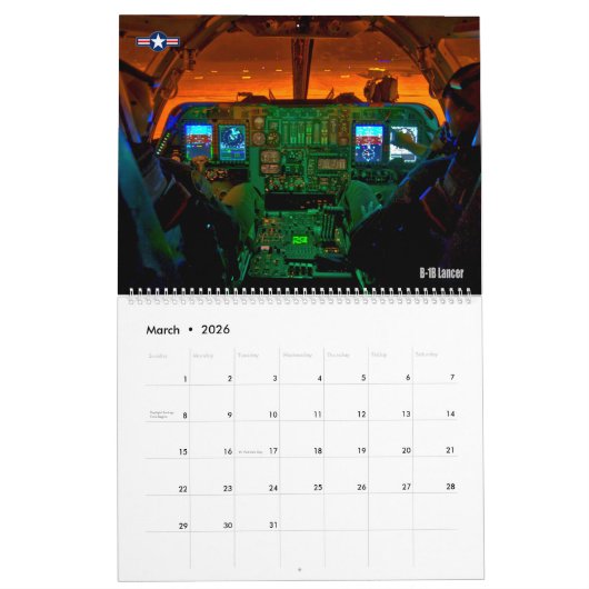 KALENDER DER US-MILITÄRISCHEN LUFTFAHRT (Mär 2026)