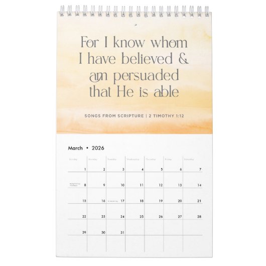 Kalender der Verse 2023 (Mär 2026)