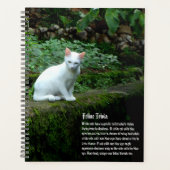 Kalender der weißen Katze Planer (Vorderseite)