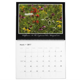 Kalender der Wildblumen-2017 durch Thomas Minutolo