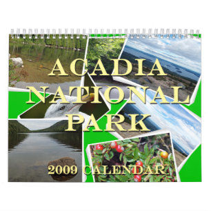 Kalender des Acadia-Nationalpark-2009