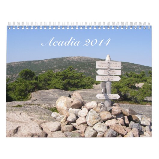 Kalender des Acadia-Nationalpark-2014 (Titelbild)