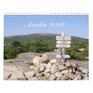Kalender des Acadia-Nationalpark-2016