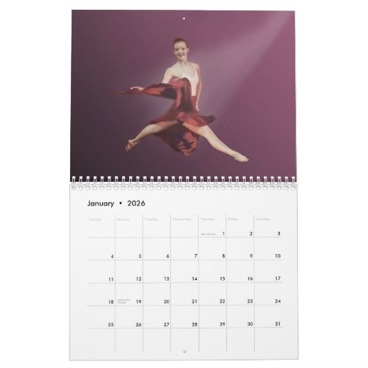 Kalender des Ballett-2015 (Jan 2026)