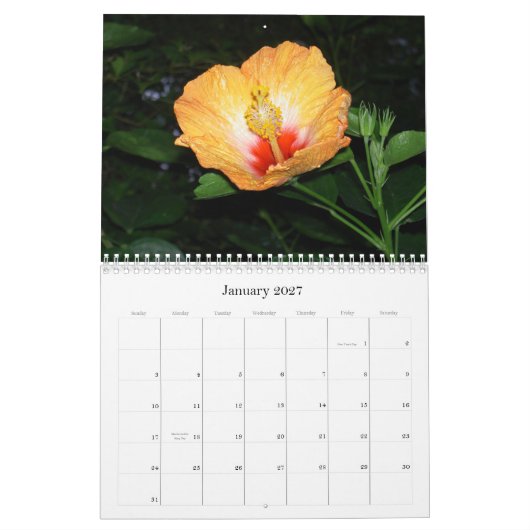 Kalender des Blumen-Garten-2010 (Jan 2027)