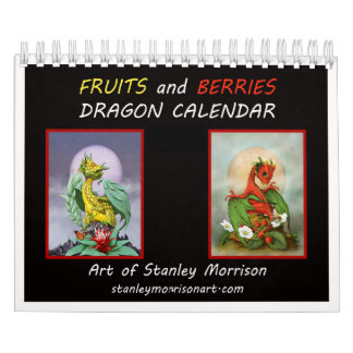 Kalender des Drachen 2018 der Frucht-5.5x7 und der