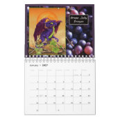Kalender des Drachen 2018 der Frucht-5.5x7 und der (Jan 2027)