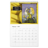 Kalender des Drachen 2018 der Früchte 11x7 und der (Feb 2027)