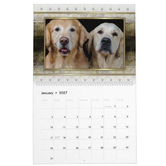 Kalender des golden retriever-2014 (Jan 2027)