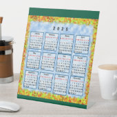 Kalender des Jahres 2025 Sockelschild (In Situ)