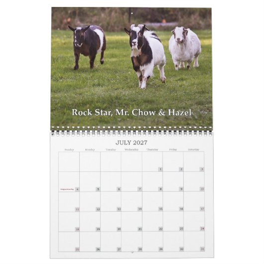 Kalender des neuer Mond-Bauernhof-2017 (Jul 2027)