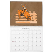 Kalender des Rodeo-Stier-Reitsträubender wilden (Mär 2027)