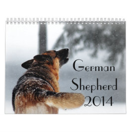Kalender des Schäferhund-Hund2014