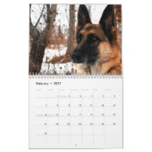 Kalender des Schäferhund-Hund2014 (Feb 2027)