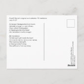 Kalender des Souls 16 Postkarte (Rückseite)