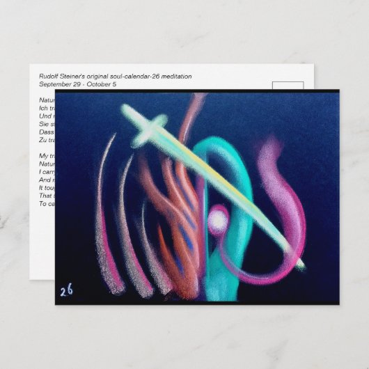 Kalender des Souls 26 Postkarte (Vorne/Hinten)