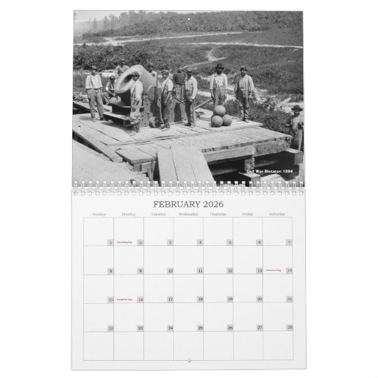 Kalender des Zivilen Krieges 2024 (Feb 2026)