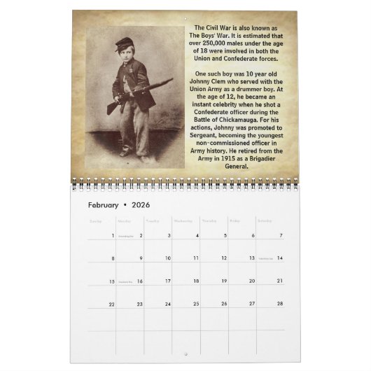 Kalender des Zivilen Krieges in Amerika (Feb 2026)