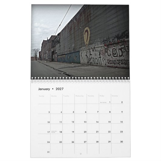 Kalender Detroits 2014 (Jan 2027)