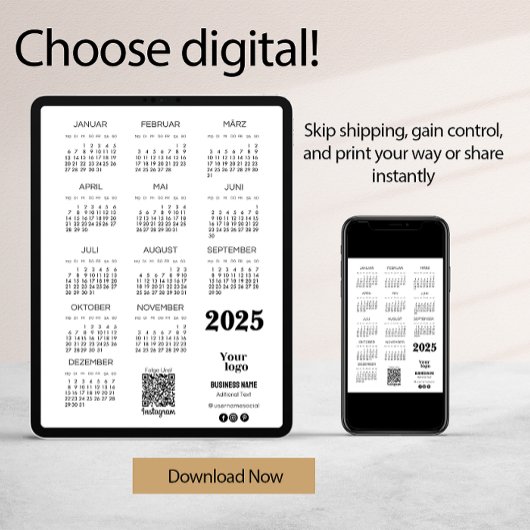 Kalender Deutsch 2025 Kalender Qr Code Einladung