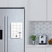 Kalender Deutsch 2025 Kalender Qr Code Magneteinladung