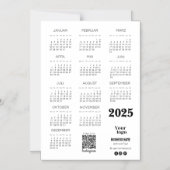 Kalender Deutsch 2025 Kalender Qr Code Magneteinladung (Vorderseite)