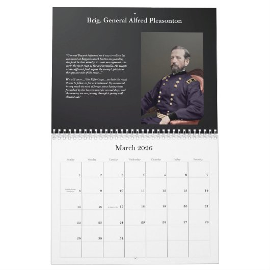 Kalender: Die Generäle im Fredericksburg Cale Kalender (Mär 2026)