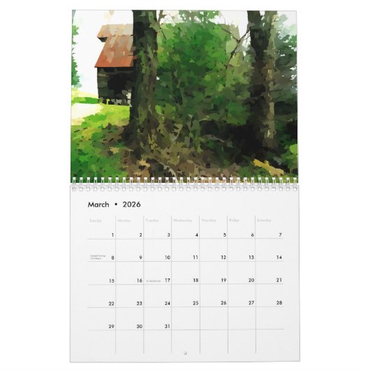 Kalender digitaler Bilder (Mär 2026)