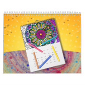 Kalender - DIY Coloring Mandala Kunst - (Titelbild)