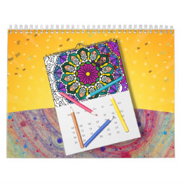 Kalender - DIY Coloring Mandala Kunst -