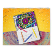 Kalender - DIY Coloring Mandala Kunst - (Titelbild)