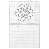 Kalender - DIY Coloring Mandala Kunst - (Jan 2027)