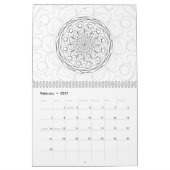 Kalender - DIY Coloring Mandala Kunst - (Feb 2027)