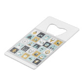 Kalender drucken geldbeutel flaschenöffner (Vorderseite Schrägansicht)