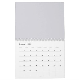 Kalender elegantes ethnisches Muster