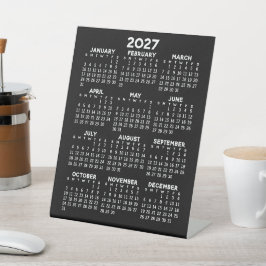 Kalender - Farben bearbeiten - Kleinunternehmen Sockelschild