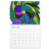 Kalender (farbige Blume) (Mär 2026)