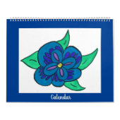 Kalender (farbige Blume) (Titelbild)