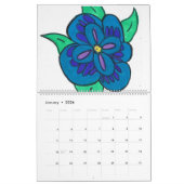 Kalender (farbige Blume) (Jan 2026)